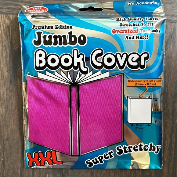 3/$15. 6 JUMBO BOOK COVERS FITS OVERSIZED BOOKS FREE BOOKMARK - FITS 10x15” - Picture 5 of 9